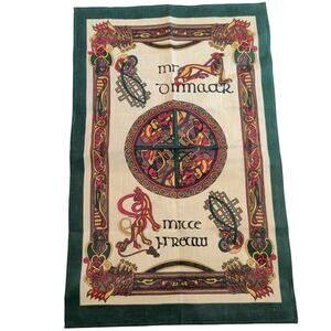 Ulster Weavers 100% Pure Irish Linen Dishcloth Gaelic Traditional Made Ireland
